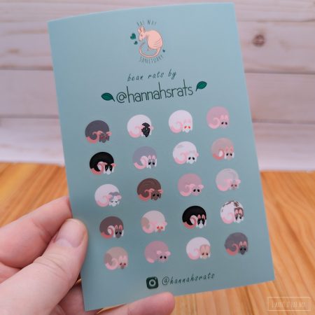 Bean Rats Sticker Sheet by hannahsrats