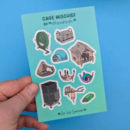 Cage Mischief by hannahsrats
