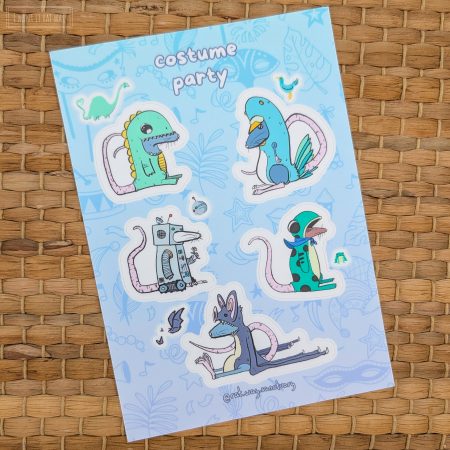 Costume Party Sticker Sheet by ldg